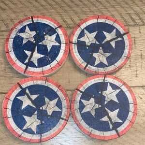 Thirstystone Patriotic Star Coasters